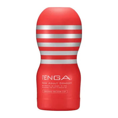 TENGA Original Vacuum Cup in der Übersicht der Blowjob Masturbatoren (Produktfoto von Sinful)